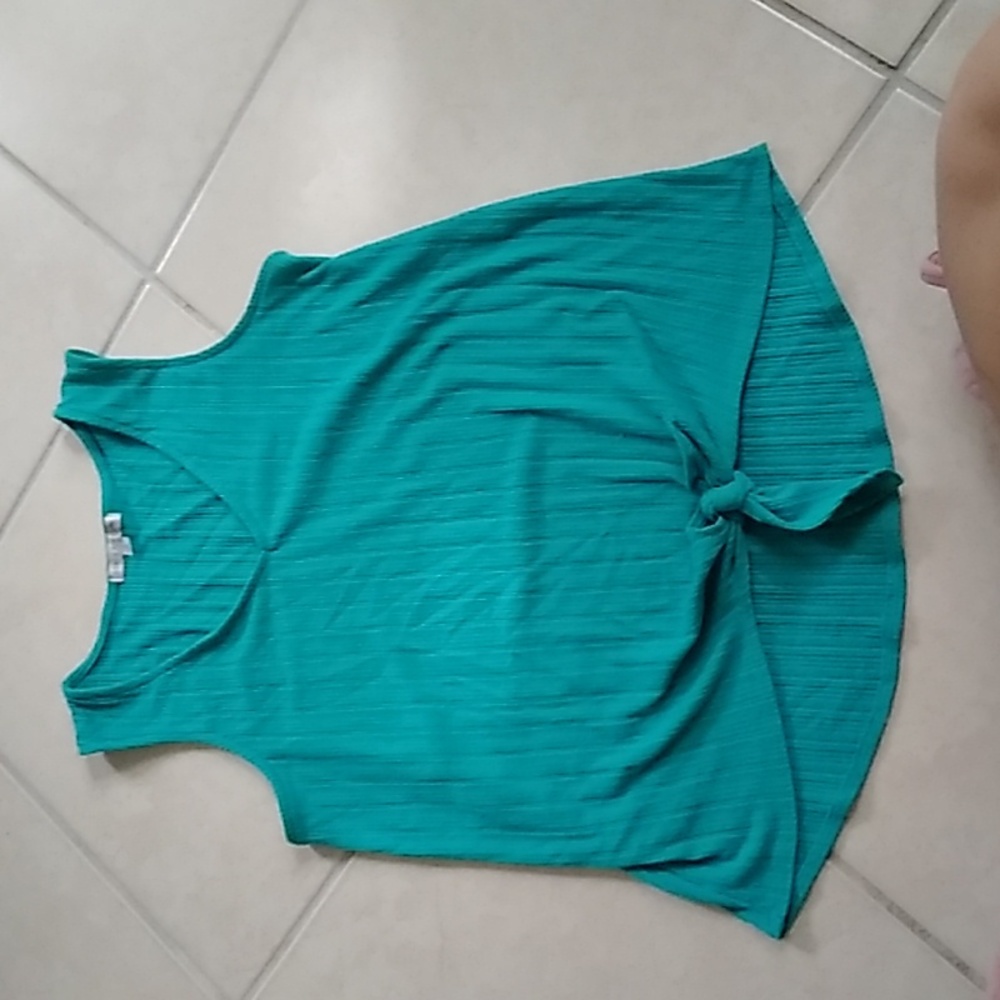 Ribbed Tank top with front tie